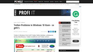 
                            10. Treiber-Probleme in Windows 10 lösen - so geht's - PC-WELT