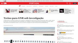 
                            9. Treino para GNR sob investigação - Portugal - Correio da Manhã