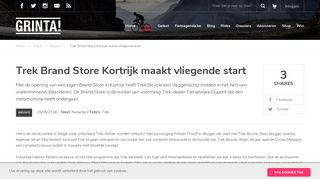 
                            12. Trek Brand Store Kortrijk maakt vliegende start - Grinta!