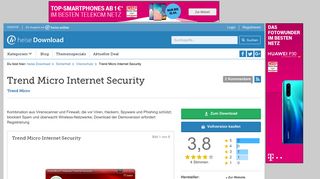 
                            4. Trend Micro Internet Security | heise Download