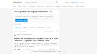 
                            10. Trend Operadora de Viagens Profissionais Ltda - JusBrasil