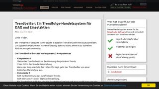 
                            7. Trendbeißer: Ein Trendfolge-Handelssystem für DAX ... - NinjaCademy