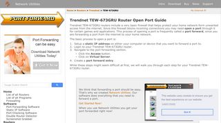 
                            11. Trendnet TEW-673GRU Router Open Port Guide - Port Forward