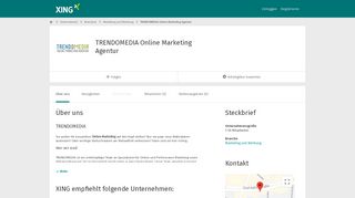 
                            7. TRENDOMEDIA Online Marketing Agentur als Arbeitgeber | XING ...