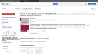 
                            9. Trends in Enterprise Application Architecture: 2nd International ...