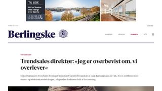 
                            6. Trendsales direktør: »Jeg er overbevist om, vi overlever« - Berlingske