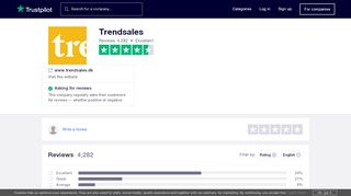 
                            10. Trendsales.dk - Trustpilot