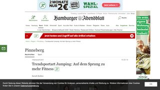 
                            11. Trendsportart Jumping: Auf dem Sprung zu mehr Fitness - Pinneberg ...