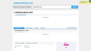 
                            5. trendx.brac.net at WI. Brac Microfinance -> Login - Website Informer