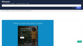 
                            10. Trendy Login and Signup Forms Responsive Widget Template