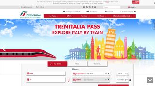 
                            2. Trenitalia - Homepage English - Trenitalia
