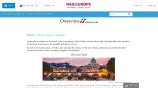 
                            6. Trenitalia tickets, Trenitalia pass - Rail Europe