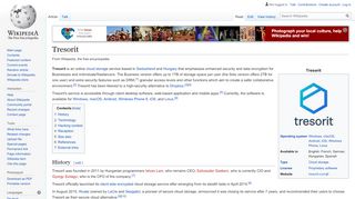 
                            9. Tresorit - Wikipedia