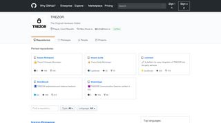 
                            10. TREZOR · GitHub