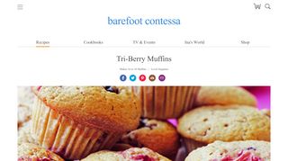 
                            11. Tri-Berry Muffins | Recipes | Barefoot Contessa