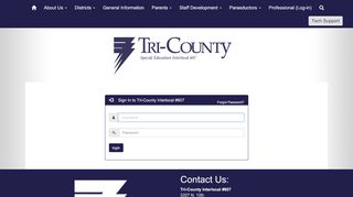 
                            7. Tri-County Interlocal #607 - Site Administration Login