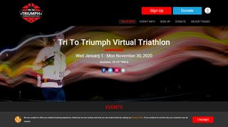 
                            7. Tri To Triumph Virtual Triathlon (benefitting the Ironman Foundation)