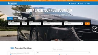 
                            5. Tribecar - Hourly car rental in your neighborhood