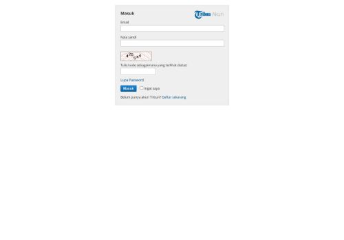 
                            2. Tribun Akun - Login - Tribunnews.com