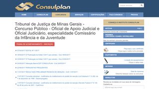 
                            3. Tribunal de Justiça de Minas Gerais - Concurso Público ... - Consulplan