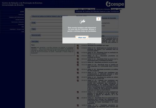 
                            13. TRIBUNAL DE JUSTIÇA DO DISTRITO FEDERAL E ... - CESPE/UnB