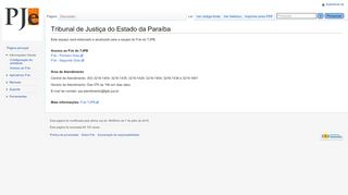 
                            2. Tribunal de Justiça do Estado da Paraíba - PJe