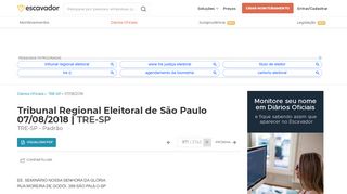 
                            9. Tribunal Regional Eleitoral de São Paulo - 07/08/2018 - TRE-SP ...