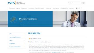 
                            6. TRICARE EDI (EDI) | WPS Health Insurance