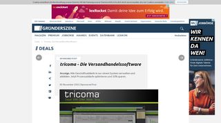 
                            9. tricoma - Die Versandhandelssoftware | Gründerszene