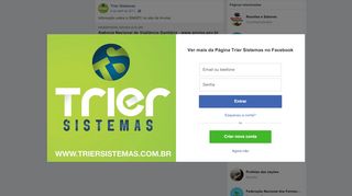 
                            6. Trier Sistemas - Infomação sobre o SNGPC no site da Anvisa | Facebook