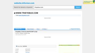 
                            9. trieyebux.com at WI. TrieyeBux | Fresh & solid PTC/GPT script