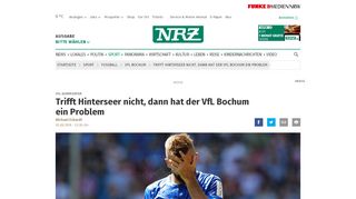 
                            5. Trifft Hinterseer nicht, dann hat der VfL Bochum ein Problem | nrz.de ...