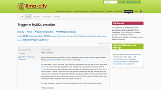
                            12. Trigger in MySQL erstellen - Lima-City