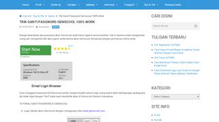 
                            5. Trik Ganti Password Gemscool 100% Work | Kusnendar