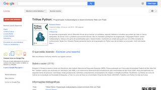 
                            13. Trilhas Python: Programação multiparadigma e desenvolvimento Web com ...