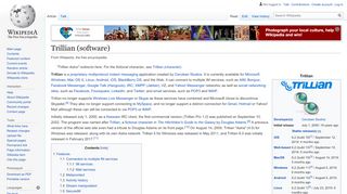 
                            5. Trillian (software) - Wikipedia