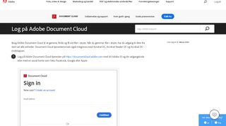 
                            3. Trin til at logge på Adobe Document Cloud - Adobe Help Center