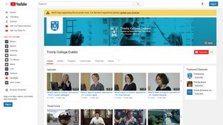 
                            10. Trinity College Dublin - YouTube