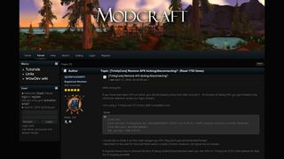 
                            5. [TrinityCore] Remove AFK kicking/disconnecting? - ModCraft.io