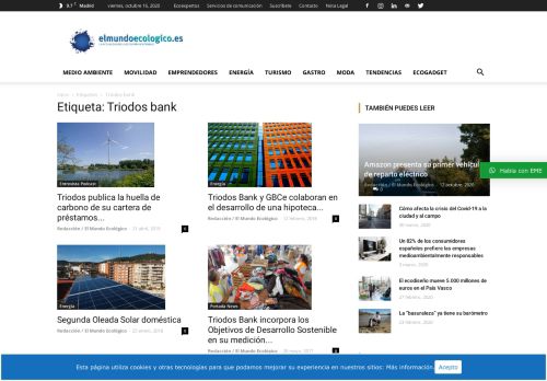 
                            12. Triodos bank archivos - El Mundo Ecológico