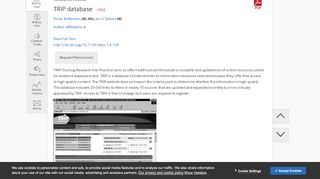 
                            12. TRIP database | BMJ Evidence-Based Medicine