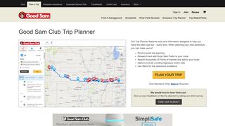 
                            3. Trip Planner | Good Sam Club