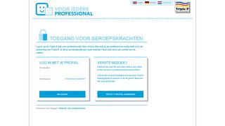 
                            2. Triple P beroepskrachten website - voor iedere professional