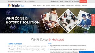 
                            4. TriplePlay - Wi-Fi Hotspot Zone; Wi-Fi Internet Service in Delhi NCR ...