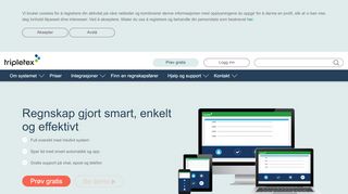 
                            2. Tripletex.no - Komplett økonomisystem