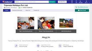 
                            9. Tripmaza Holidays Pvt. Ltd. - Service Provider of Flight Ticket Booking ...