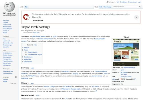 
                            2. Tripod.com - Wikipedia