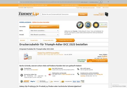 
                            9. Triumph-Adler DCC 2525 Toner günstig bestellen | Toner-Up.de