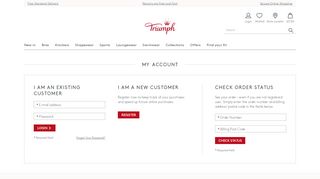 
                            12. Triumph Online Shop - Login