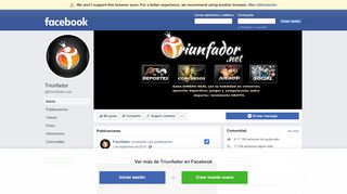 
                            2. Triunfador - Inicio | Facebook